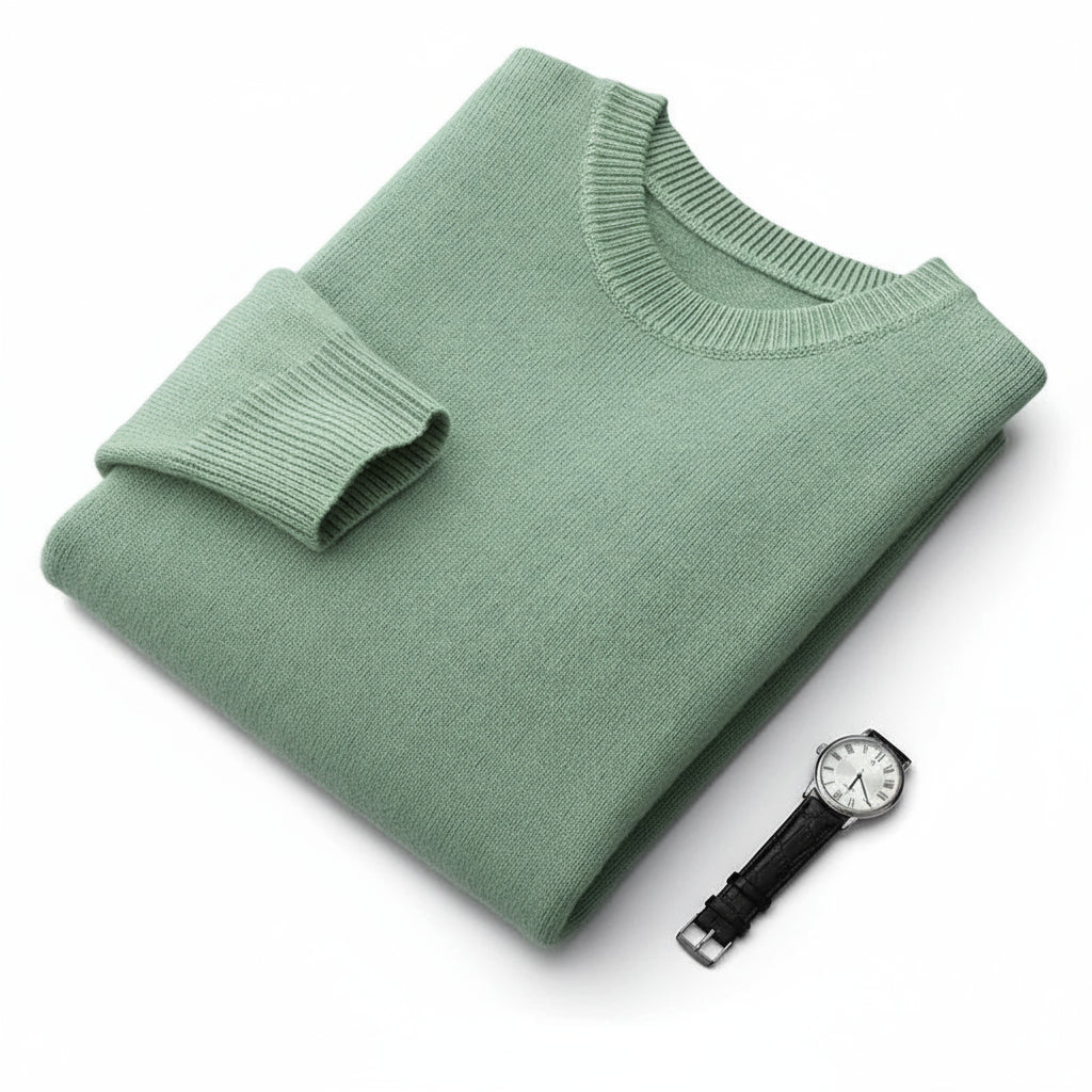 Sir Donovan Thick Wool Round-Neck Pullover