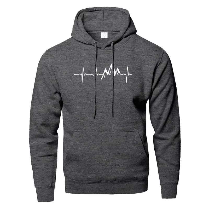 Sir Quentin Mountain Heartbeat Hoodie