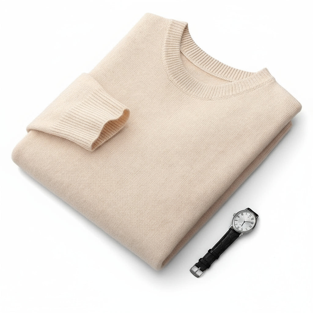 Sir Donovan Thick Wool Round-Neck Pullover