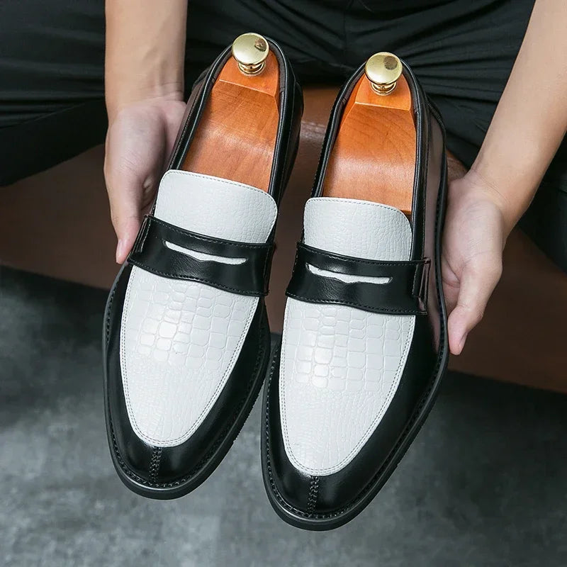 Sir Leonard Two-Tone Party Loafers