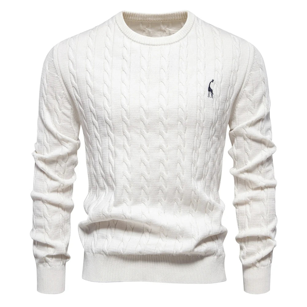 Sir Johnathan Giraffe Embroidered Jumper