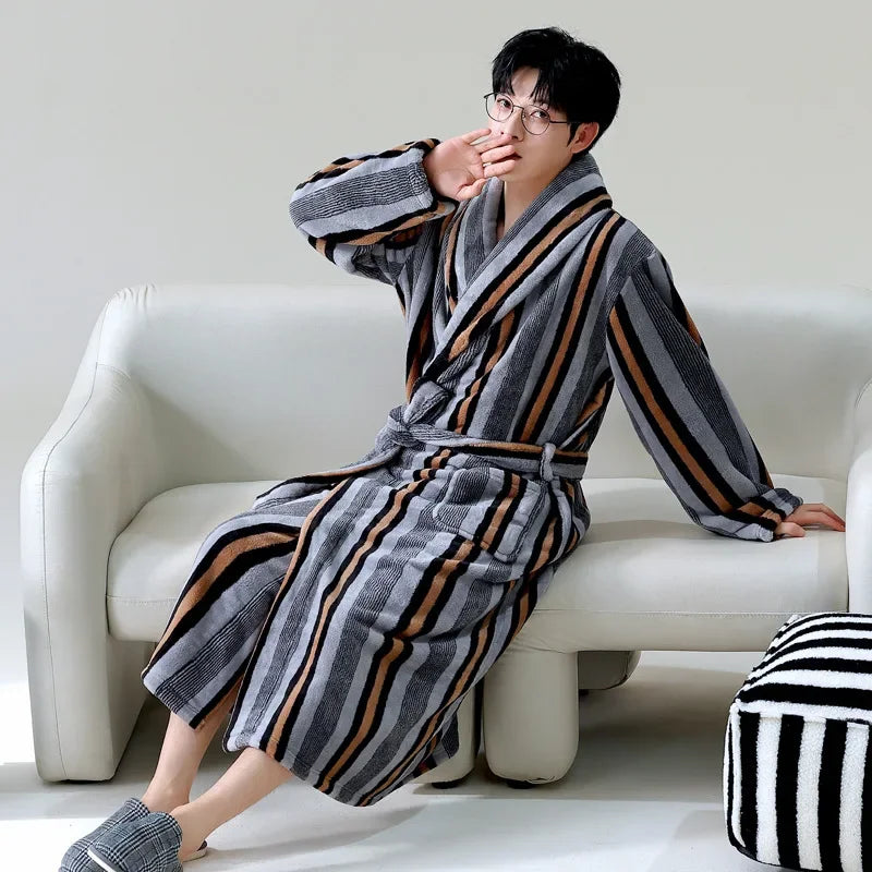 Sir Jason Flannel Kimono Gown