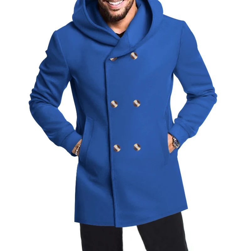 Sir Ignatius Hooded Korean Trench Coat