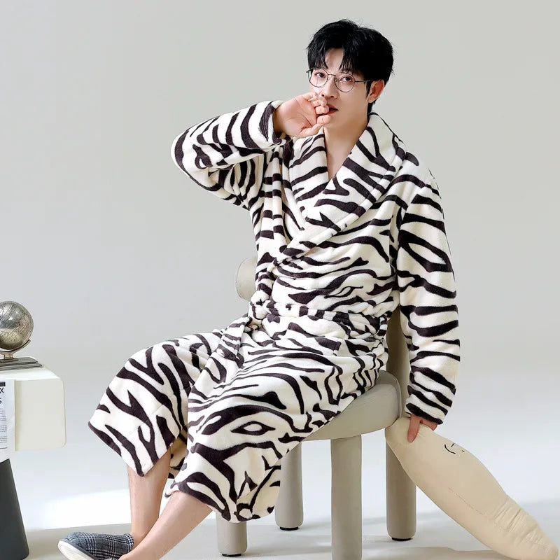 Sir Jason Flannel Kimono Gown