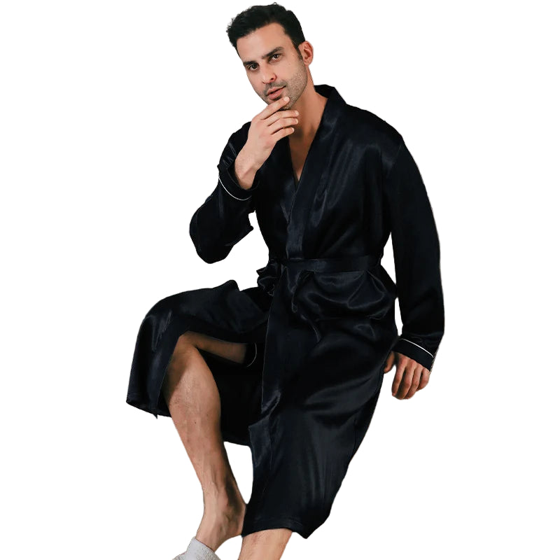 Sir Ambrose Ice Silk Lounge Gown