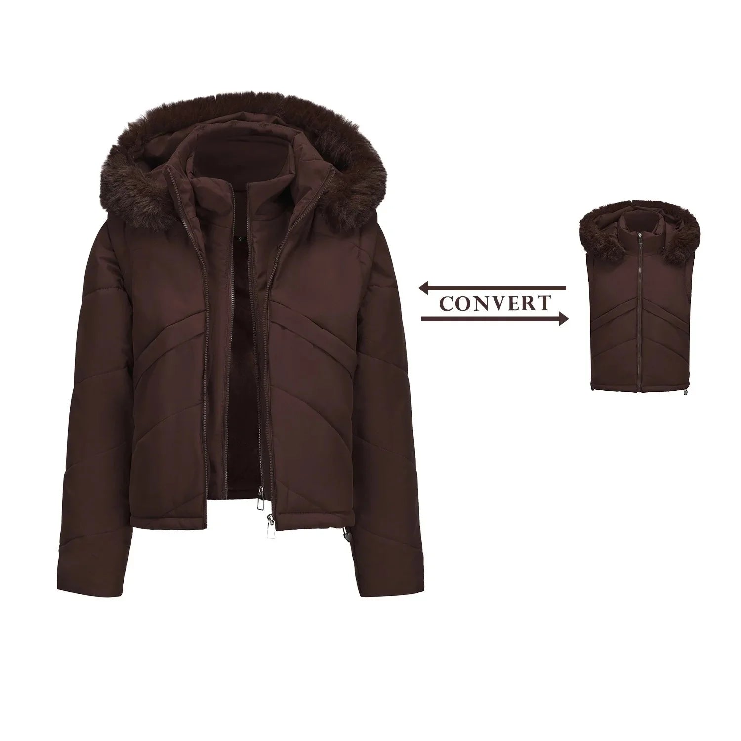 Lady Beatrice Short Cotton Puffer Jacket