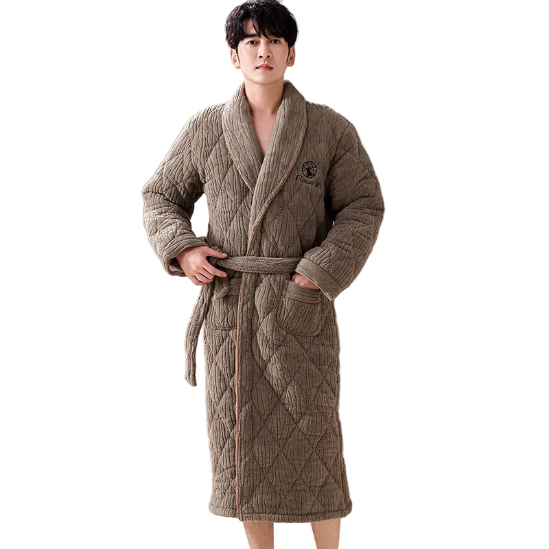Sir Bruce Quilted Flannel Gown