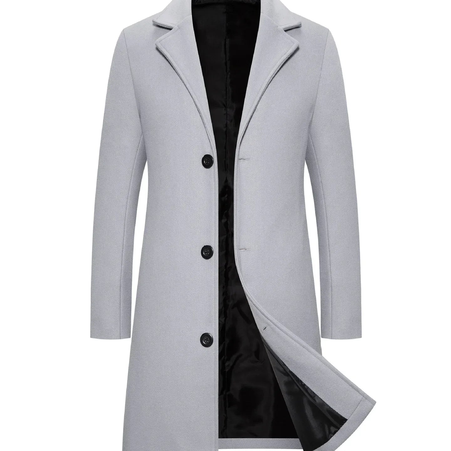 Sir Clarence Casual Single-Breasted Trench Coat
