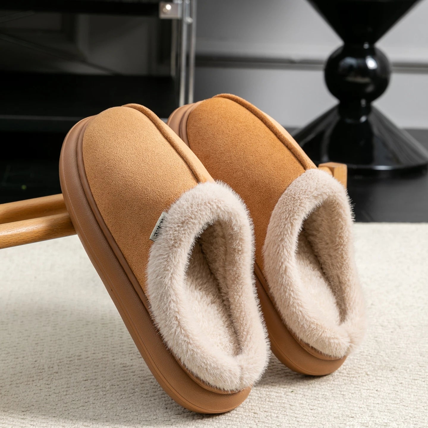 Sir Neville Plush Comfort Slippers