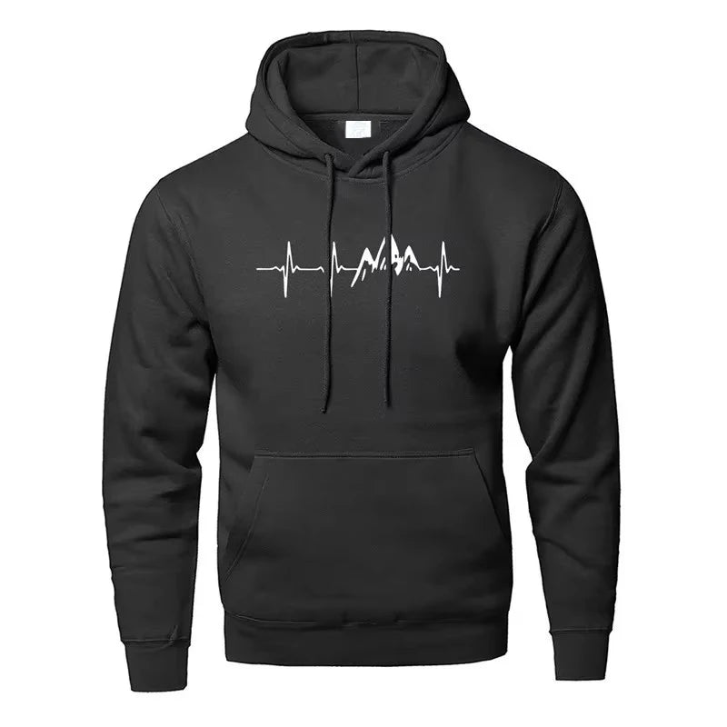 Sir Quentin Mountain Heartbeat Hoodie