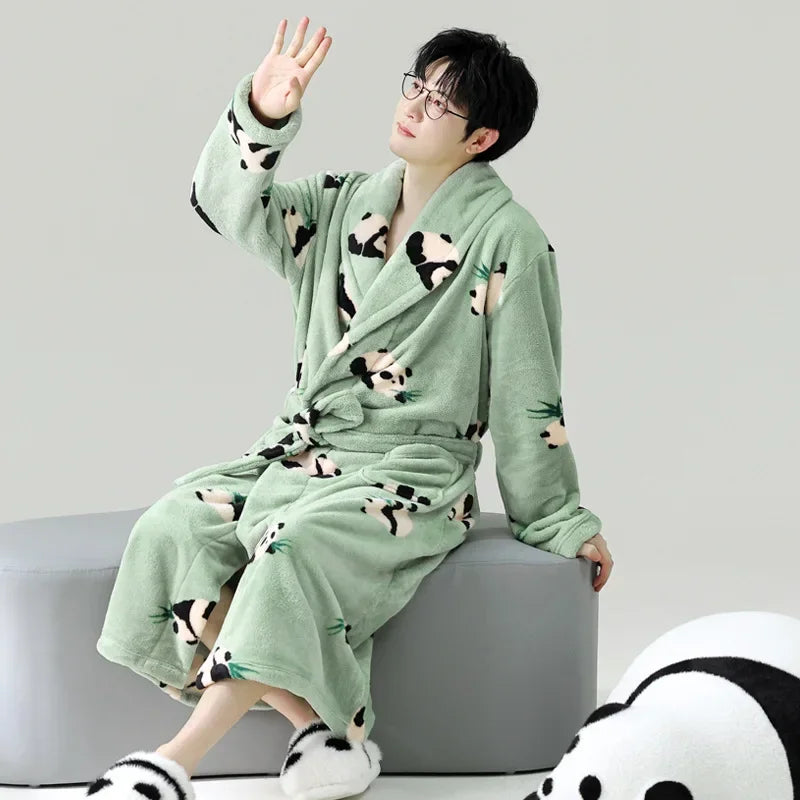 Sir Jason Flannel Kimono Gown