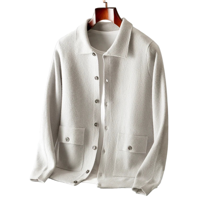 Sir Alistair Merino Wool Cardigan