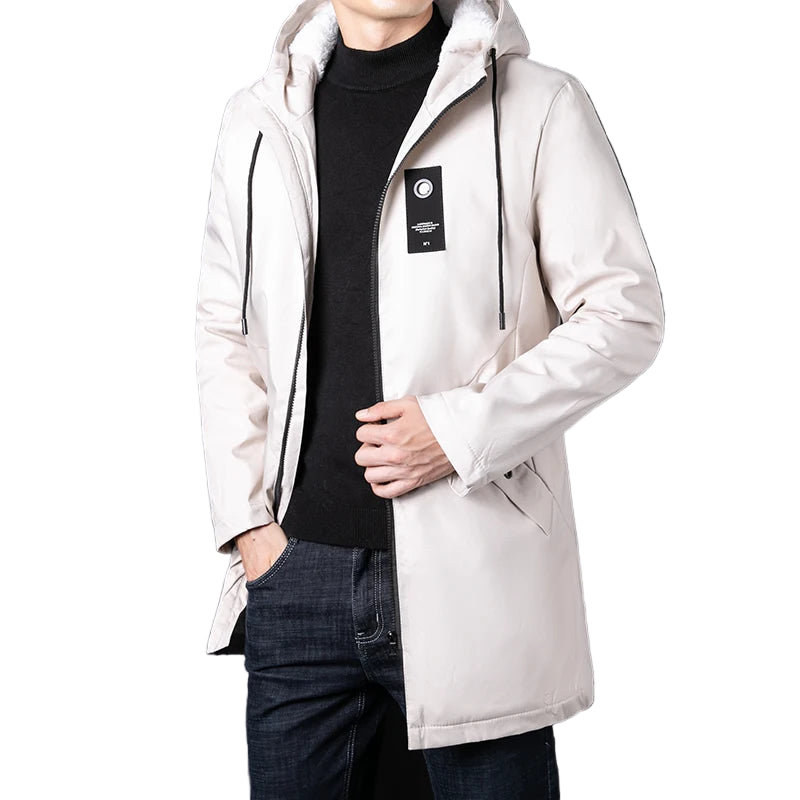 Sir Fletcher Fleece-Lined Korean Trench Coat