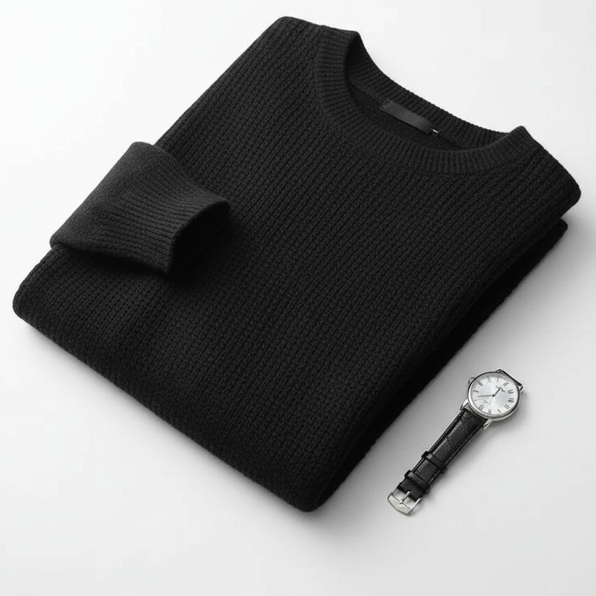 Sir Bertram Seamless Wool Pullover