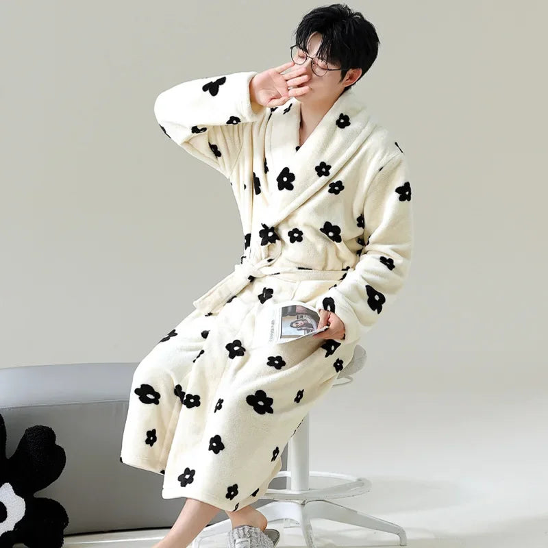 Sir Jason Flannel Kimono Gown