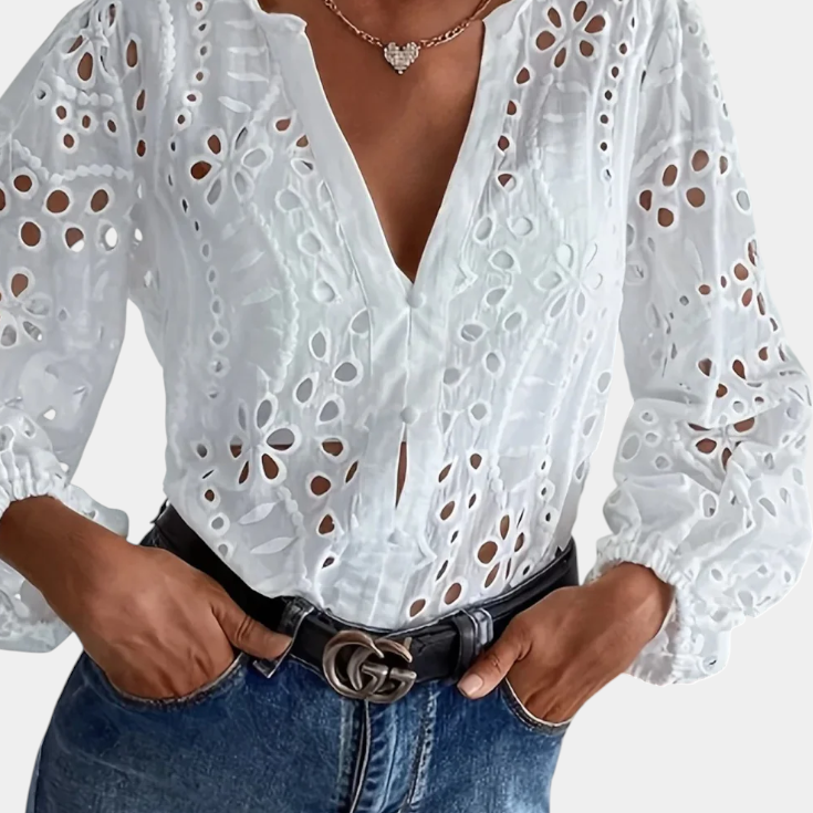 Lady Alba Eyelet Blouse