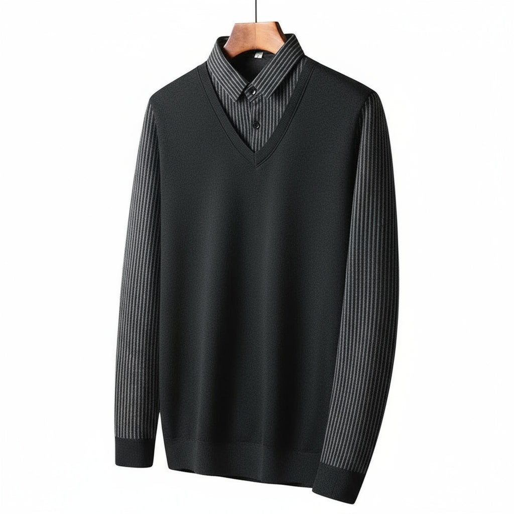 Sir George Two-in-One Knit Pullover