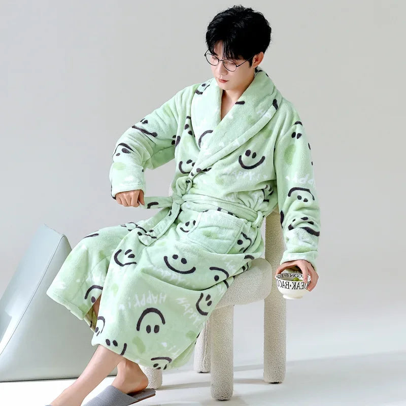 Sir Jason Flannel Kimono Gown