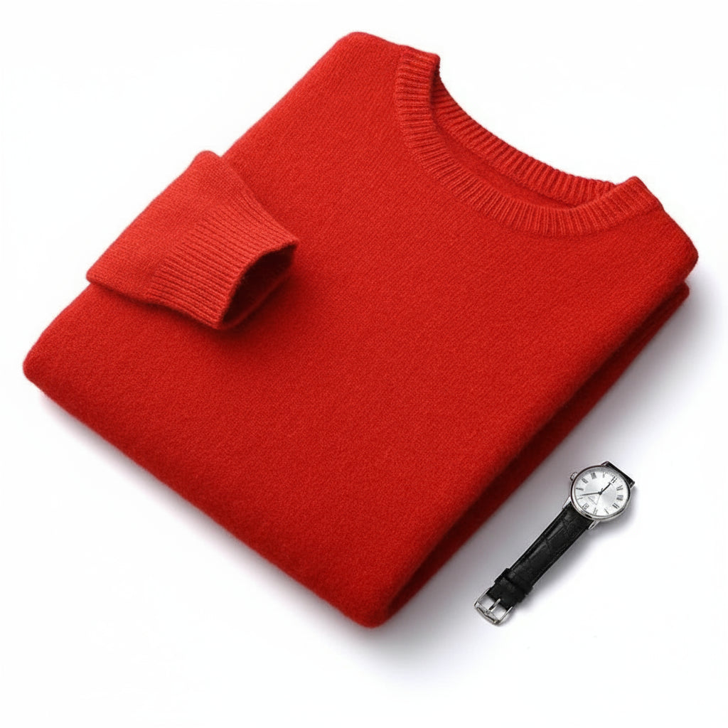 Sir Donovan Thick Wool Round-Neck Pullover