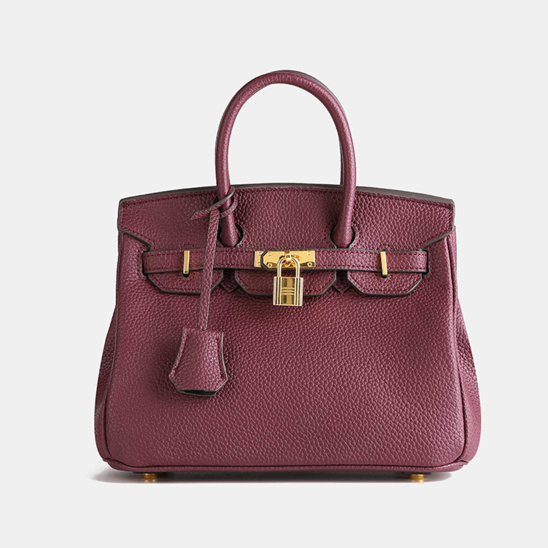 Lady Cecilia Luxurious Embossed Leather Bag