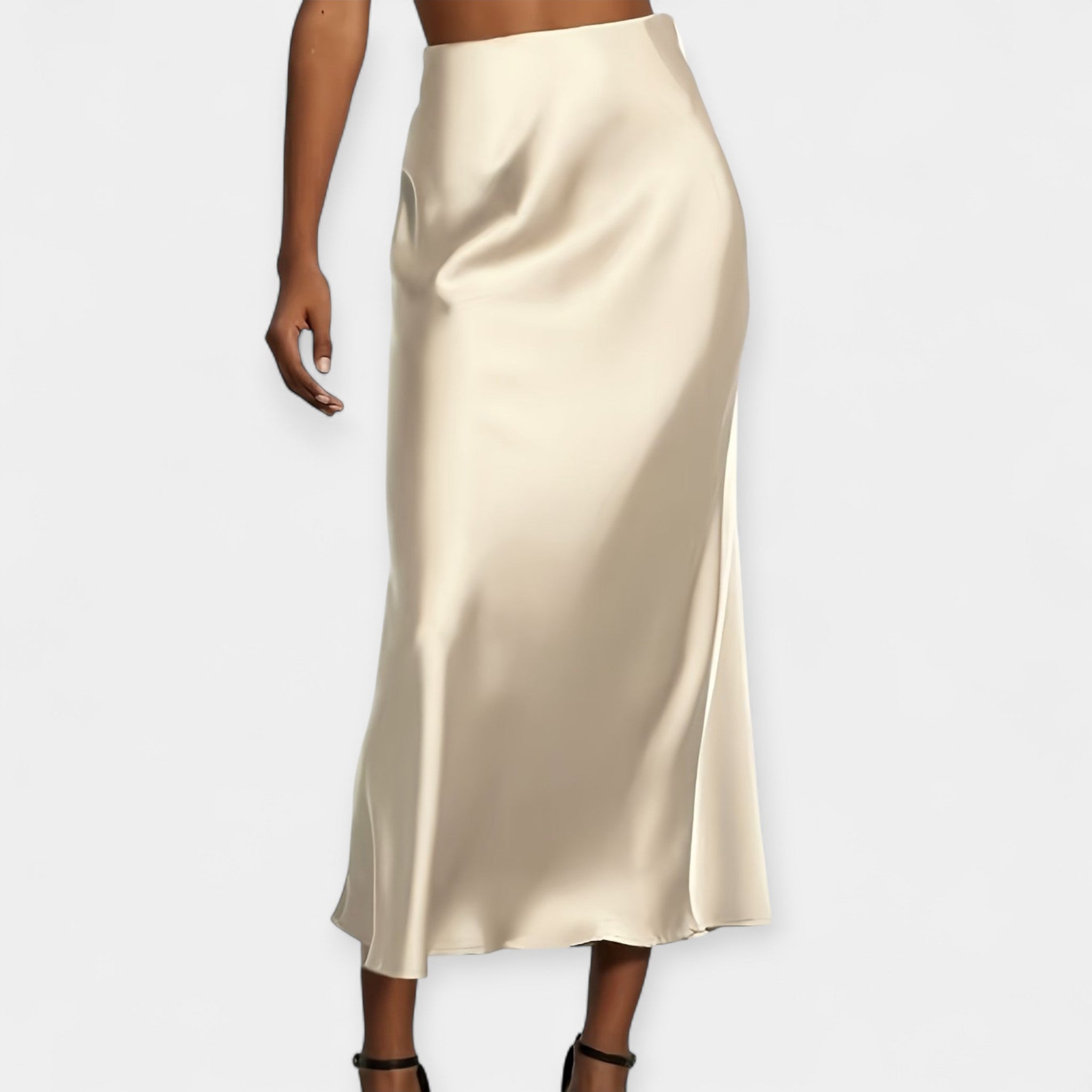 Lady Eleanor High-Waisted Midi Skirt