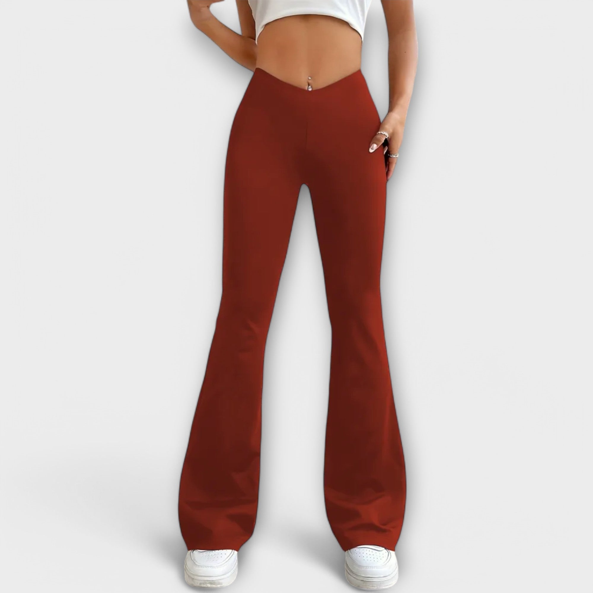 Lady Serene Flared Relaxed Trousers