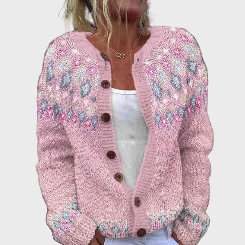 Lady Bethany Comfortable Knitted Cardigan