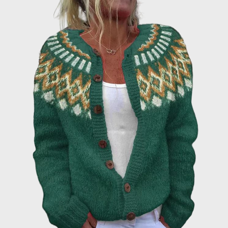 Lady Bethany Comfortable Knitted Cardigan