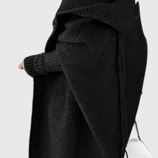Lady Imogen Hooded Oversized Knit Cardigan