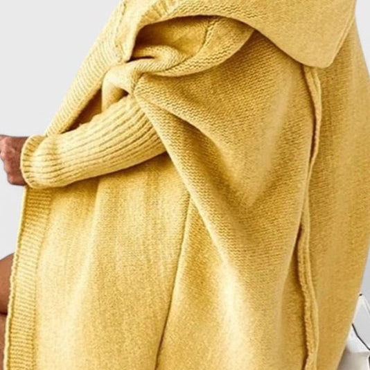 Lady Imogen Hooded Oversized Knit Cardigan