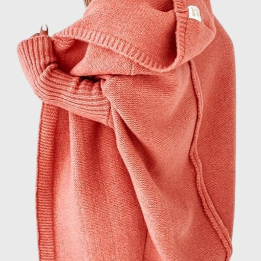 Lady Imogen Hooded Oversized Knit Cardigan