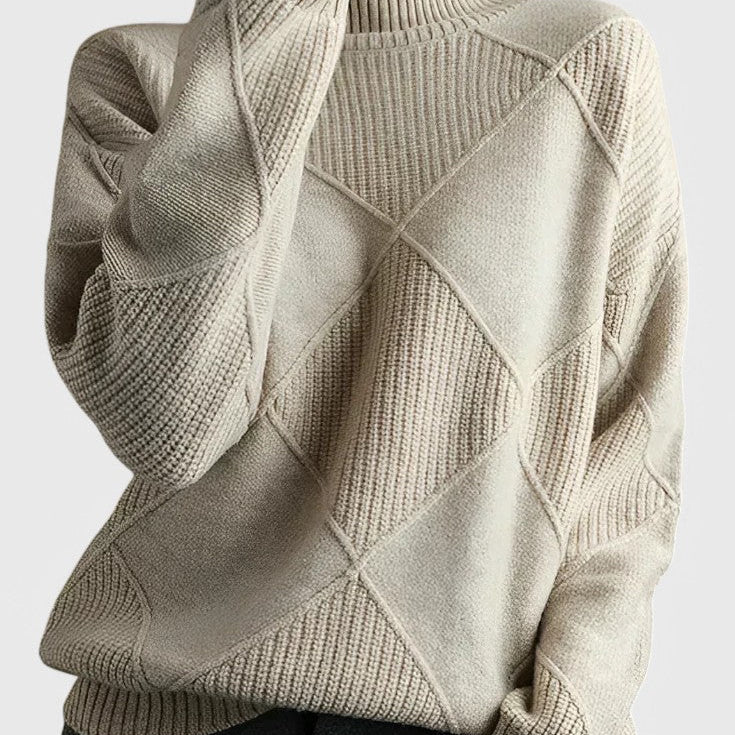 Lady Jasmine High Neck Cashmere Jumper