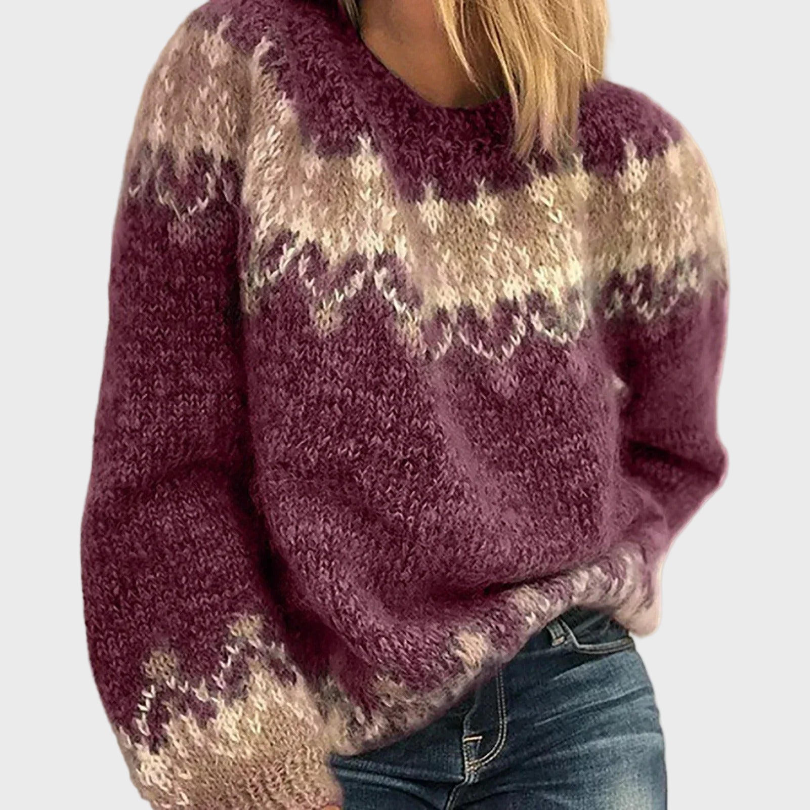 Lady Anna Warm Knitted Jumper