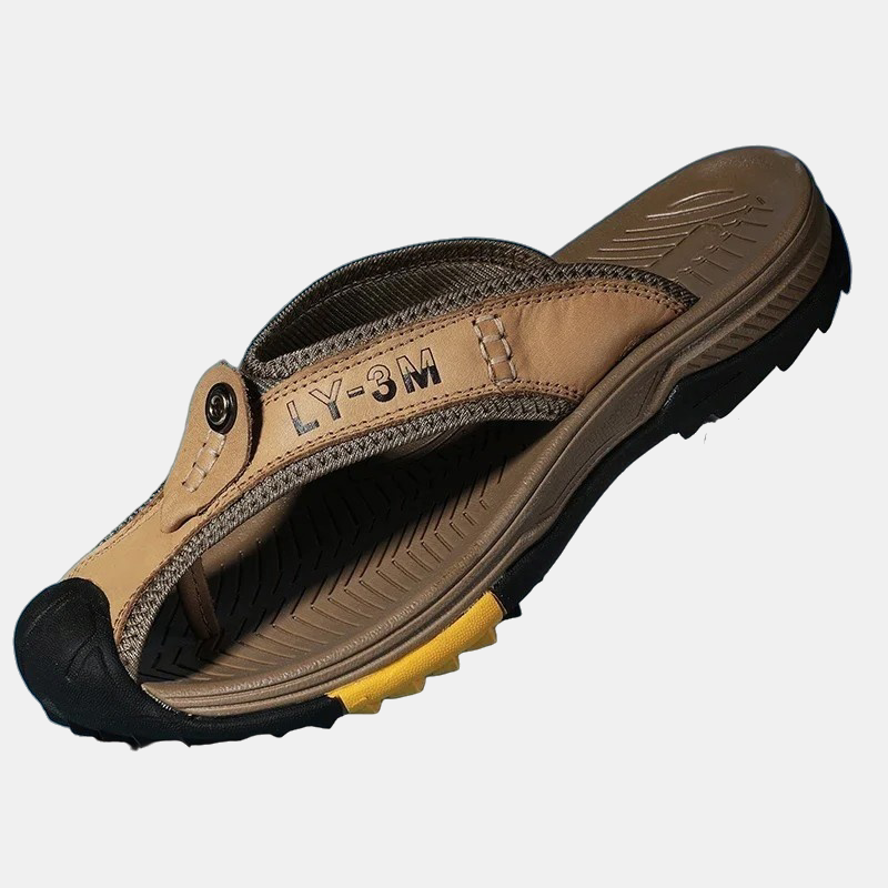 Sir Edmund Genuine Leather Roman Sandals