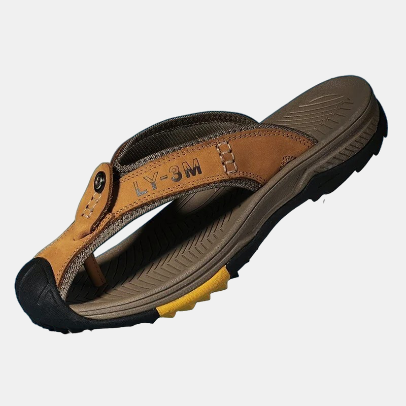 Sir Edmund Genuine Leather Roman Sandals