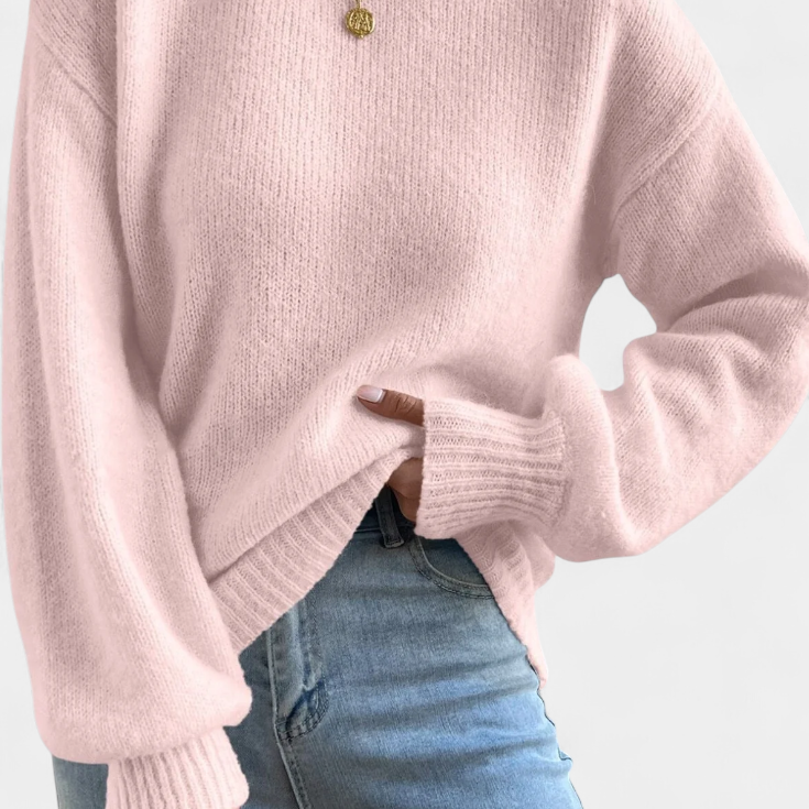 Lady Eleanor – Crew Neck Balloon Sleeve Jumper