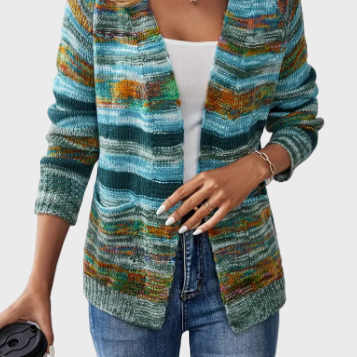 Lady Camilla Multicoloured Knitted Cardigan