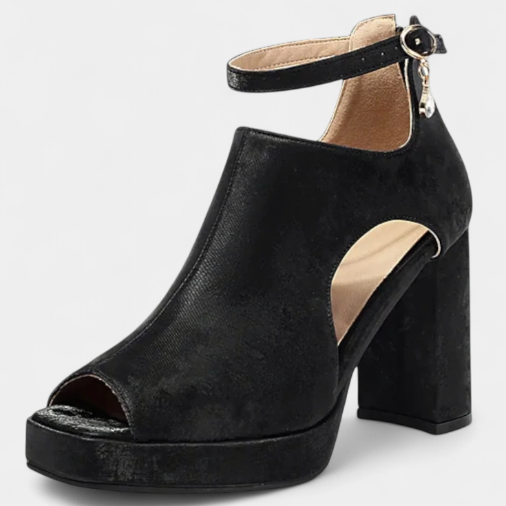 Lady Viviana Multicolor Chunky Heels