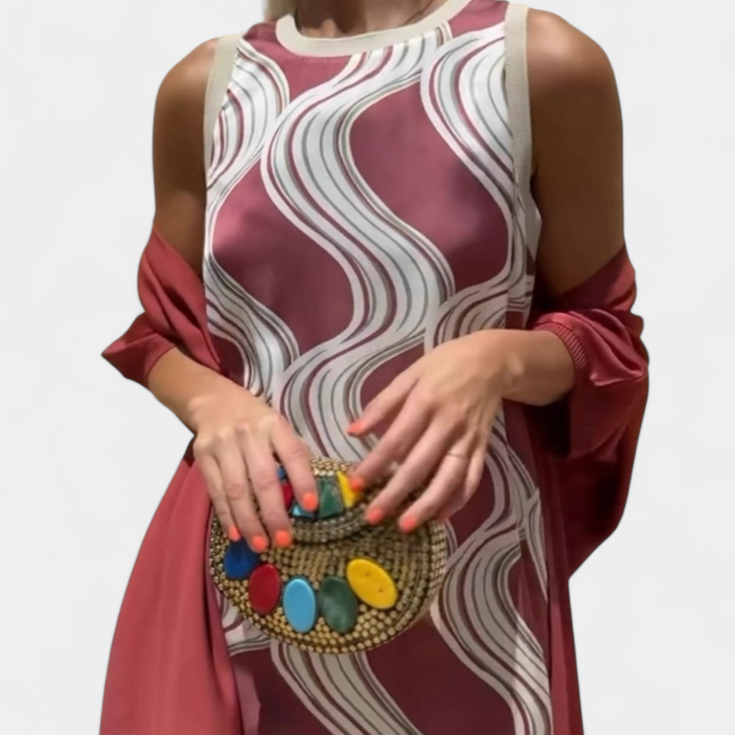 Lady Margaret Evening Dress with Elegant Stole