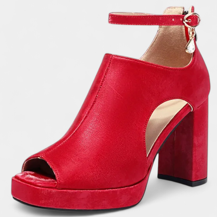 Lady Viviana Multicolor Chunky Heels