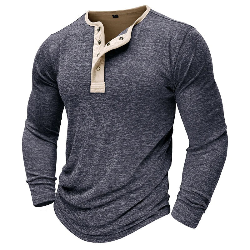 Sir Carl Cotton Blend Long Sleeve Polo Shirt