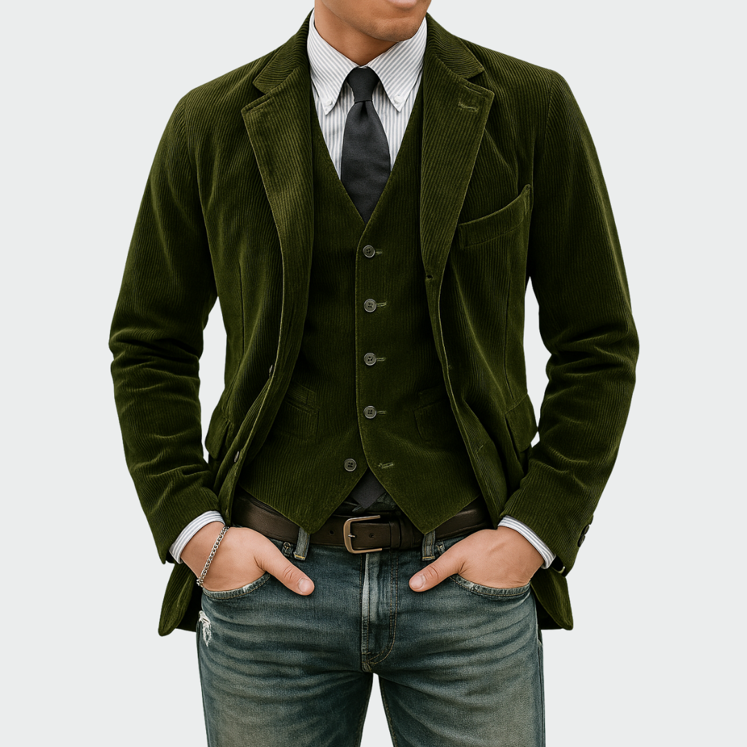 Sir Manuel Blazer and Waistcoast Set